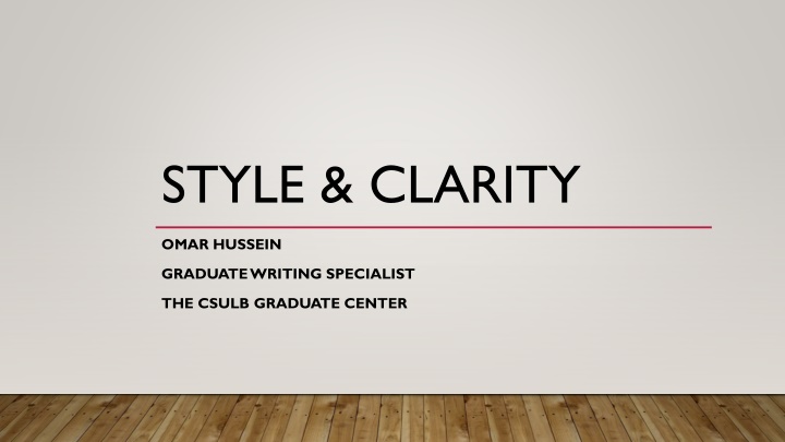 style clarity n.w
