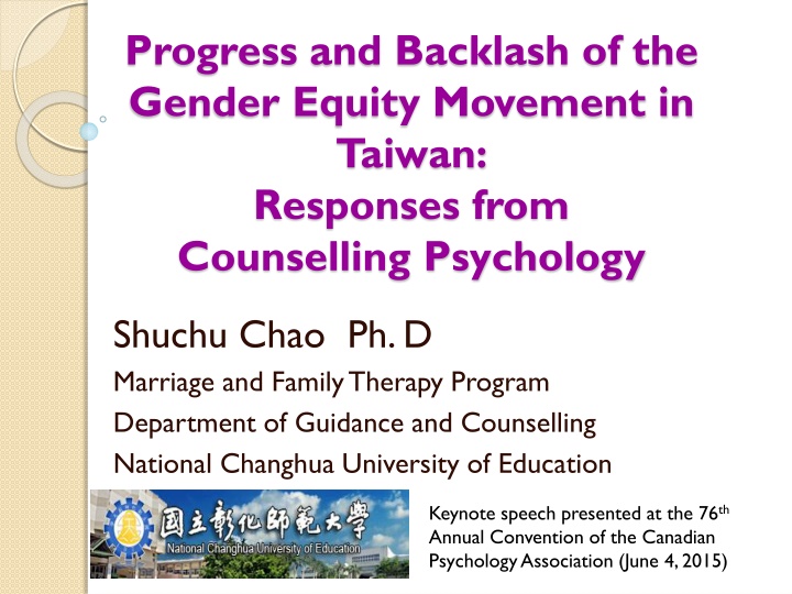 progress and backlash of the gender equity n.w