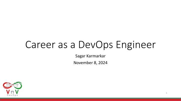 career as a devops engineer n.w