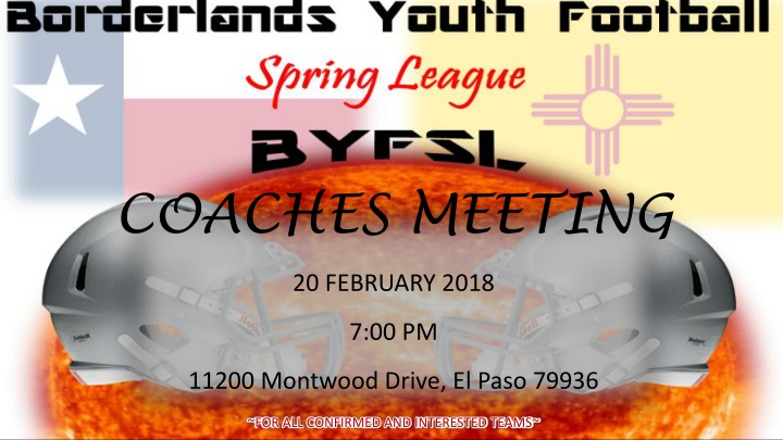 coaches meeting n.w
