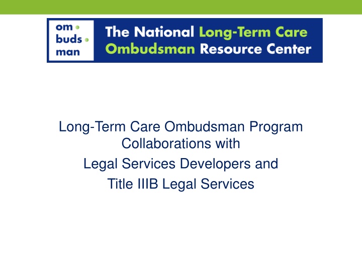 long term care ombudsman program collaborations n.w