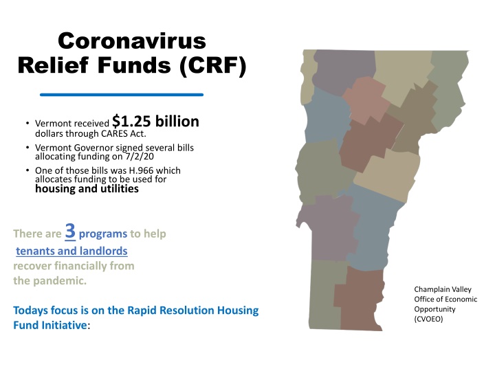 coronavirus relief funds crf n.w