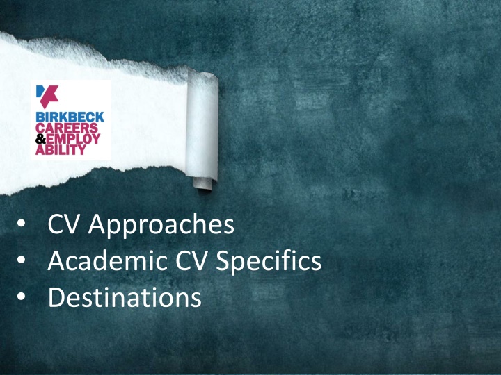 cv approaches academic cv specifics destinations n.w