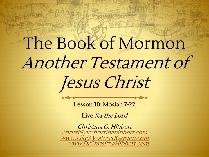 the book of mormon another testament of jesus n.w