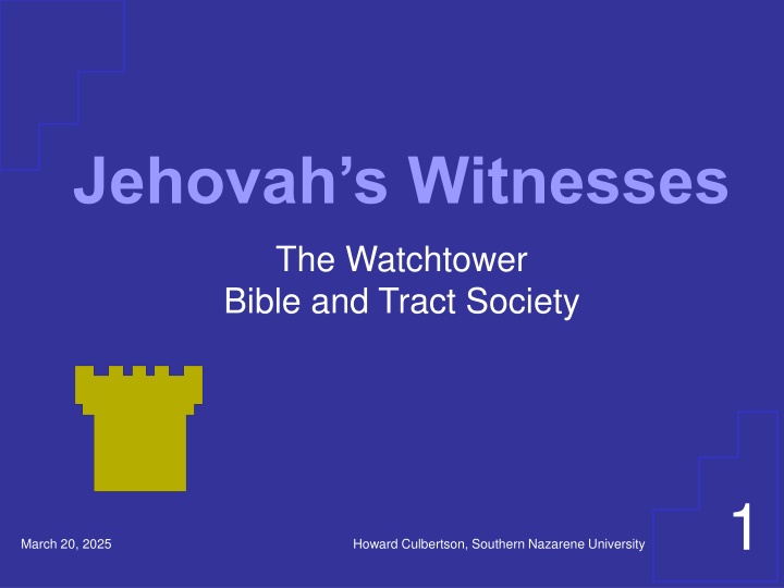 jehovah s witnesses n.w