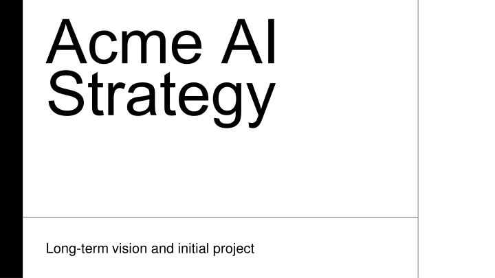 acme ai strategy n.w