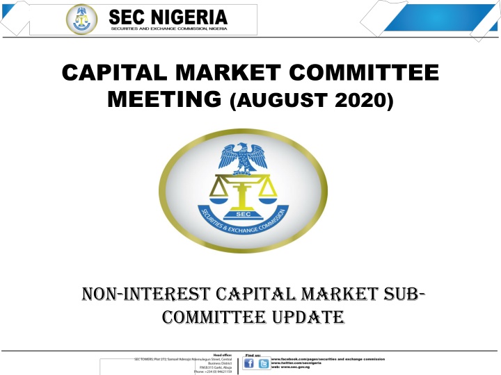 capital market committee meeting august 2020 n.w