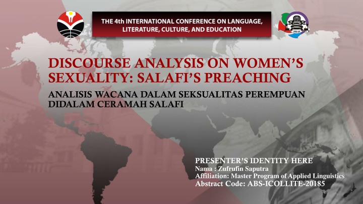discourse analysis on women s sexuality salafi n.w