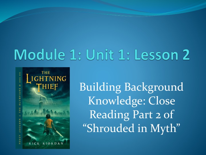 building background knowledge close reading part n.w