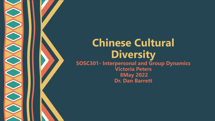 chinese cultural diversity sosc301 interpersonal n.w