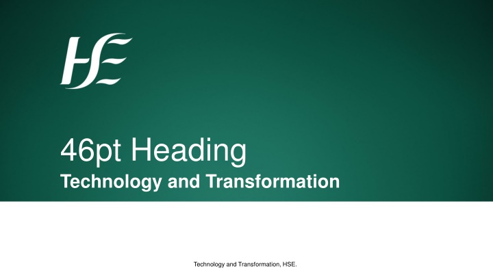 46pt heading technology and transformation n.w