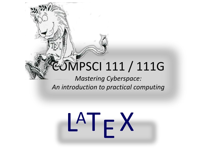 compsci 111 111g mastering cyberspace n.w