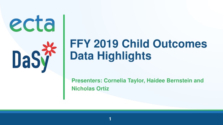ffy 2019 child outcomes data highlights n.w