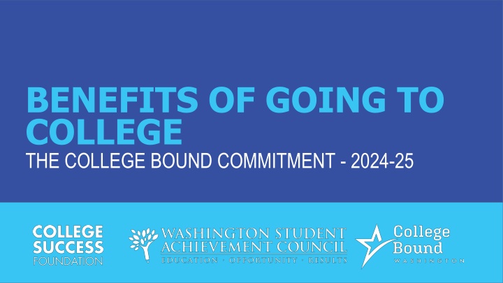 benefits of going to college the college bound n.w