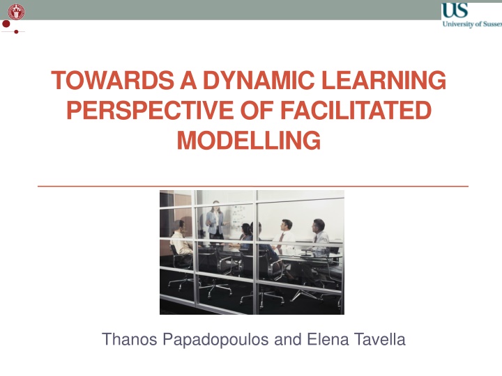 towards a dynamic learning perspective n.w