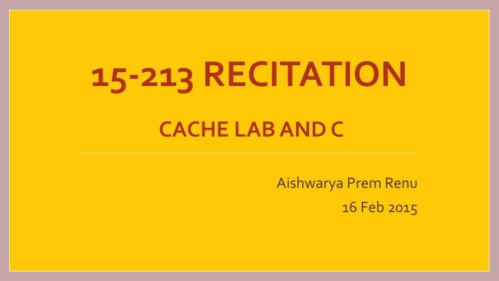 15 213 recitation n.w