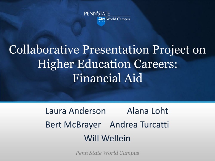 collaborative presentation project on higher n.w
