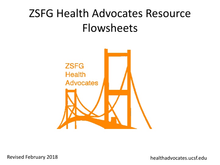 zsfg health advocates resource flowsheets n.w