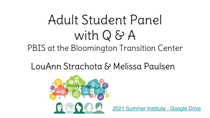 adult student panel with q a pbis n.w
