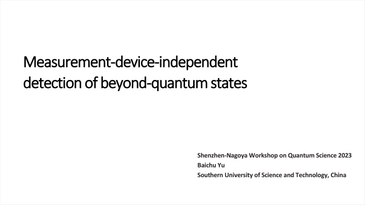 measurement measurement device detection n.w
