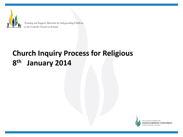 church inquiry process for religious 8 th january n.w