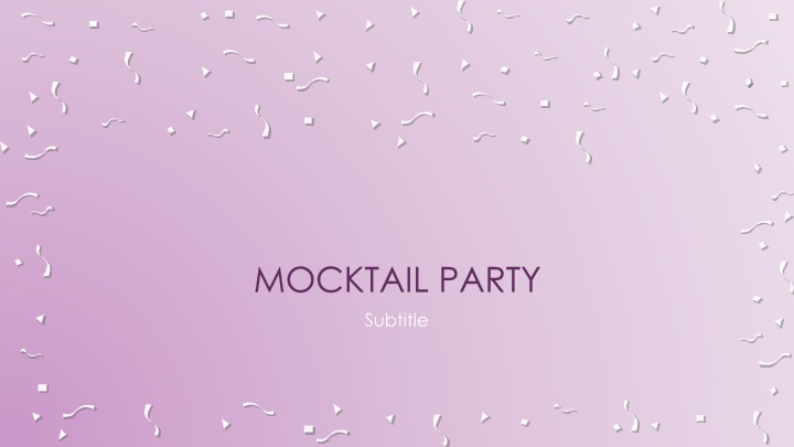 mocktail party n.w
