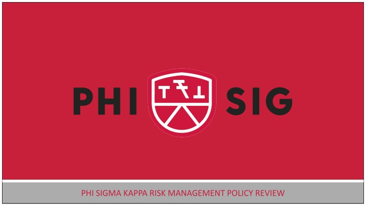 phi sigma kappa risk management policy review n.w