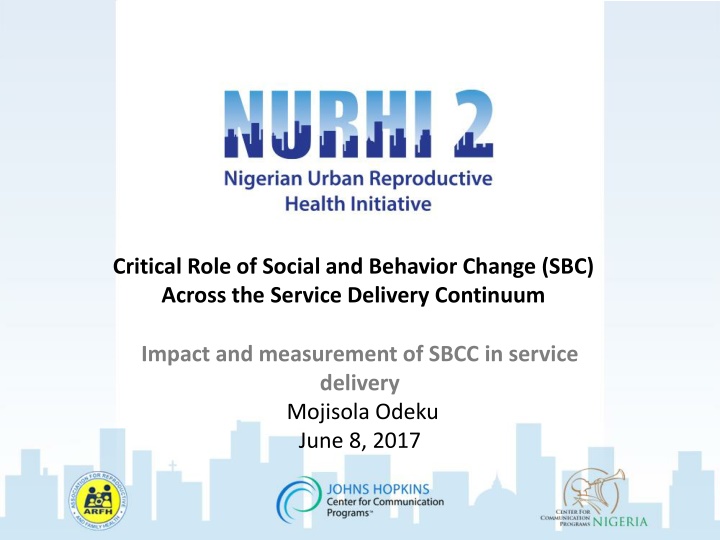 critical role of social and behavior change n.w