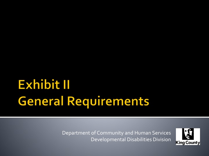 department of community and human services n.w