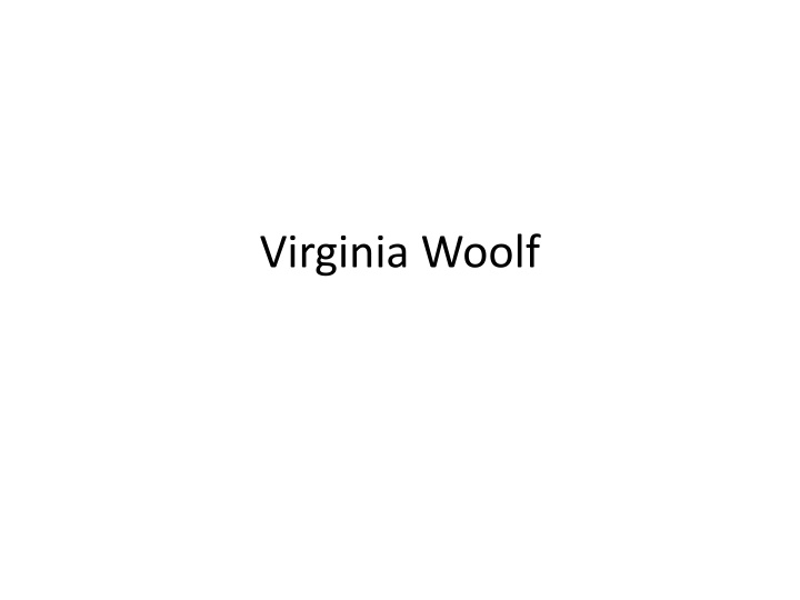 virginia woolf n.w