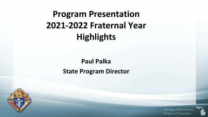 program presentation 2021 2022 fraternal year n.w