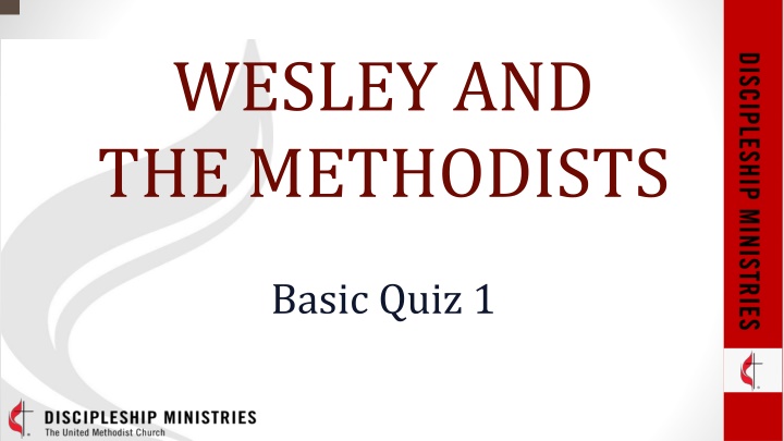 wesley and the methodists n.w