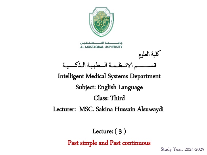 English Language Past Tense Studies