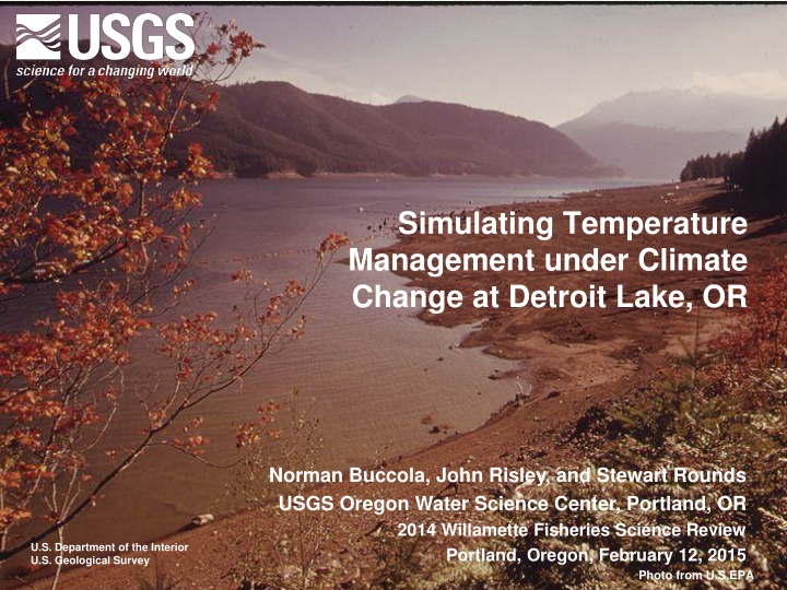simulating temperature management under climate n.w