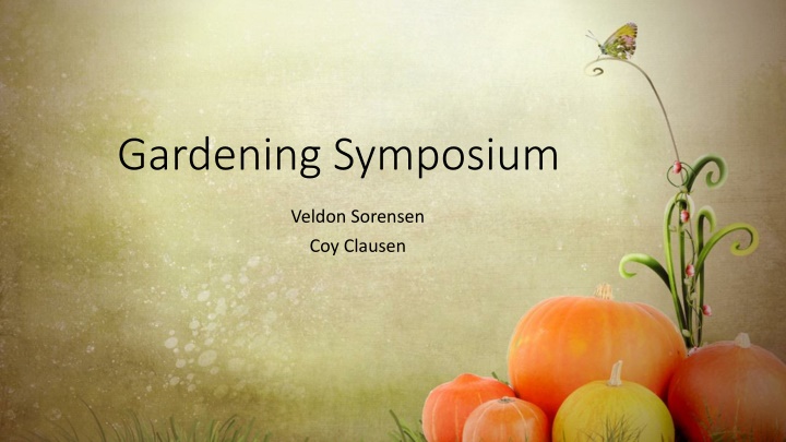 gardening symposium n.w
