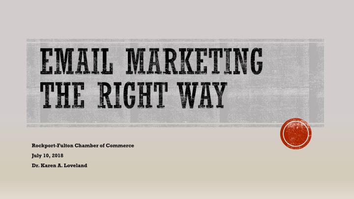 email marketing the right way n.w