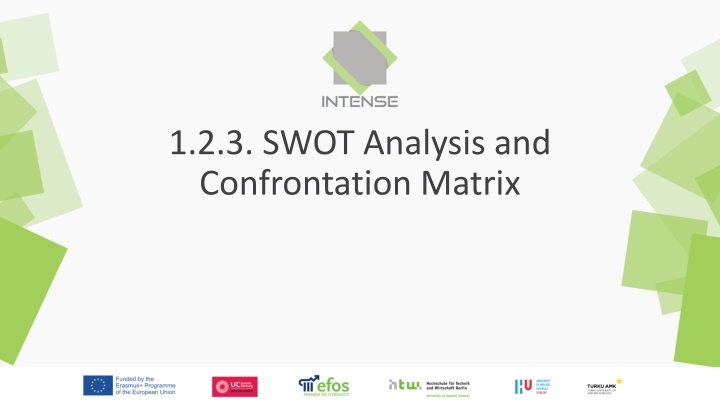 1 2 3 swot analysis and confrontation matrix n.w