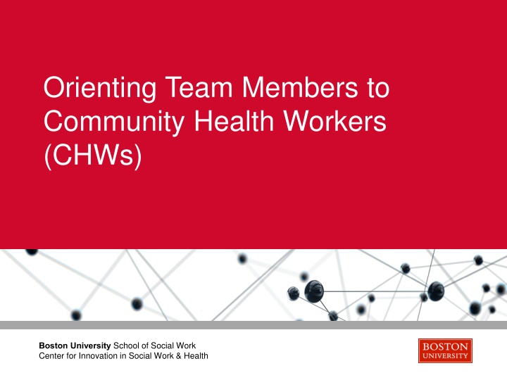 orienting team members to community health n.w