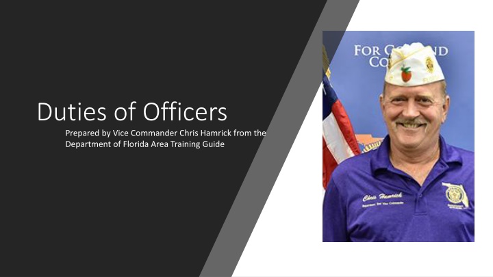 duties of officers prepared by vice commander n.w