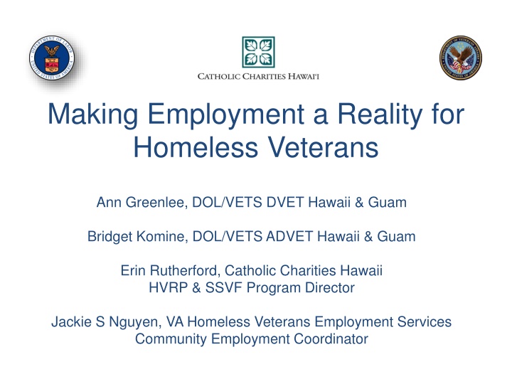 making employment a reality for homeless veterans n.w