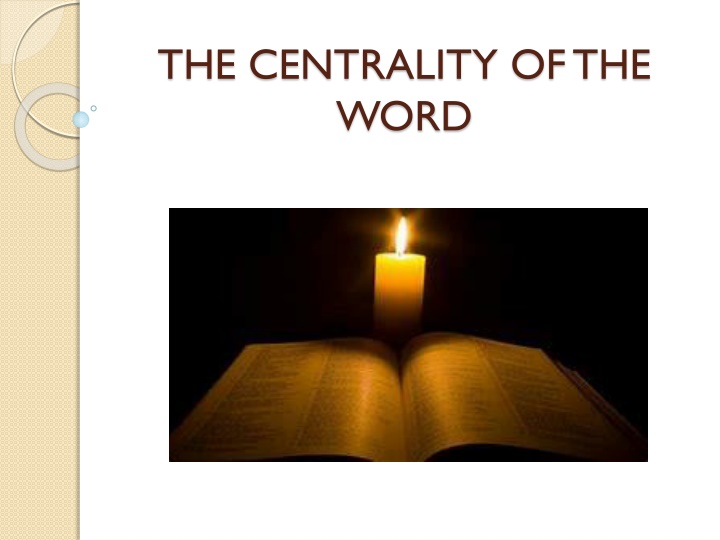 the centrality of the word n.w