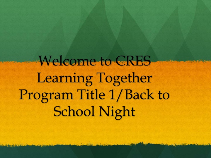 welcome to cres learning together program title n.w