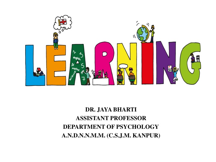 dr jaya bharti assistant professor department n.w