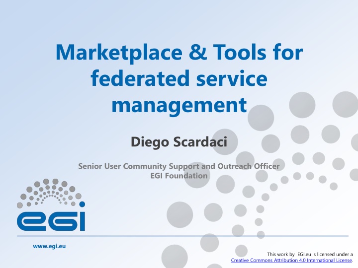 marketplace tools for federated service management n.w