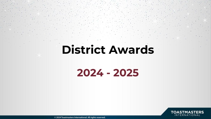 district awards n.w