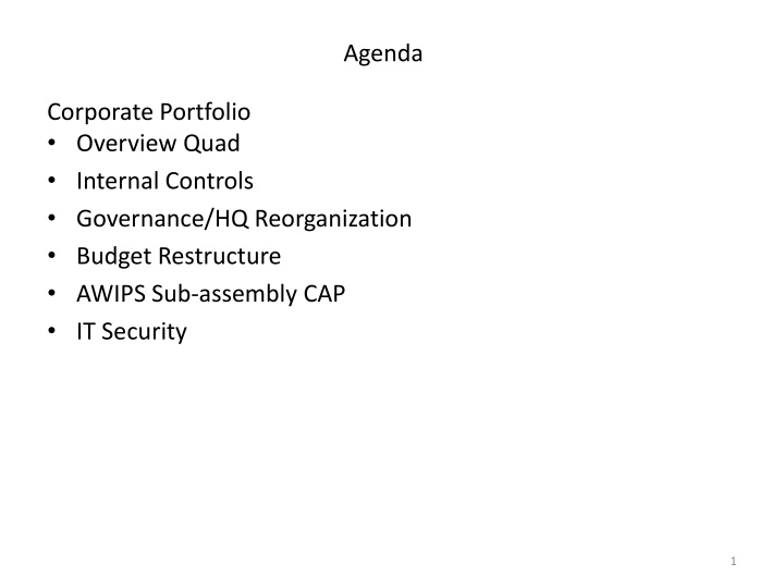 agenda n.w