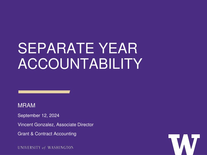 separate year accountability n.w