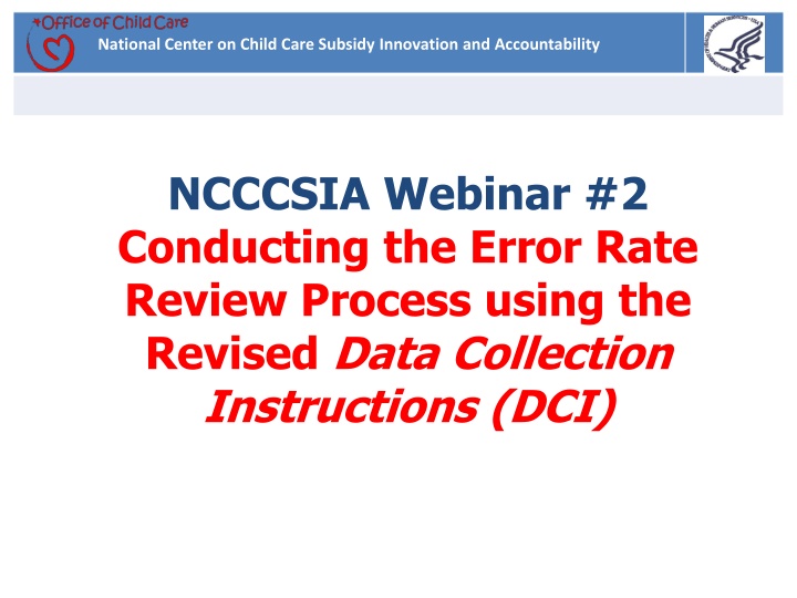 national center on child care subsidy innovation n.w