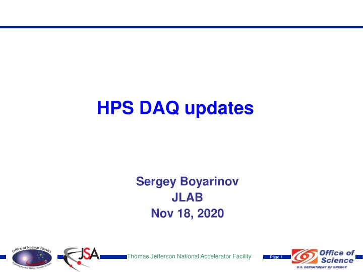hps daq updates n.w