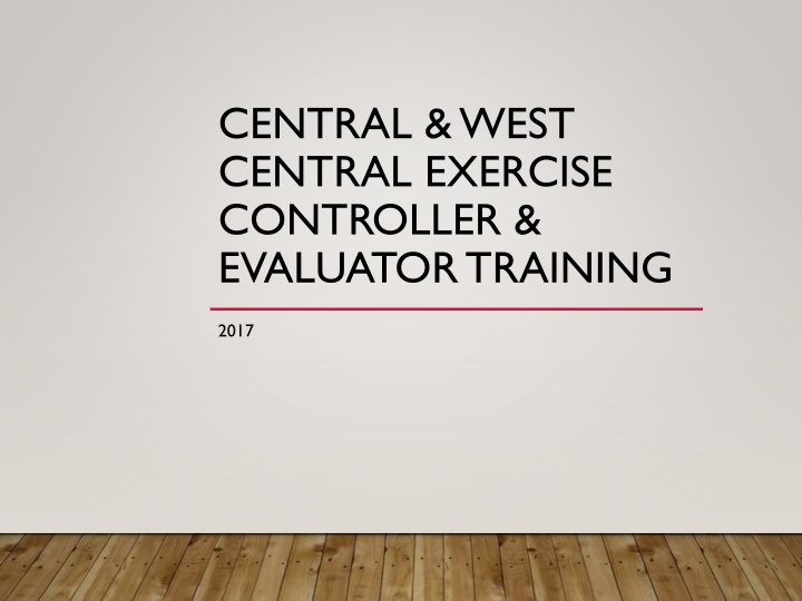 central west central exercise controller n.w